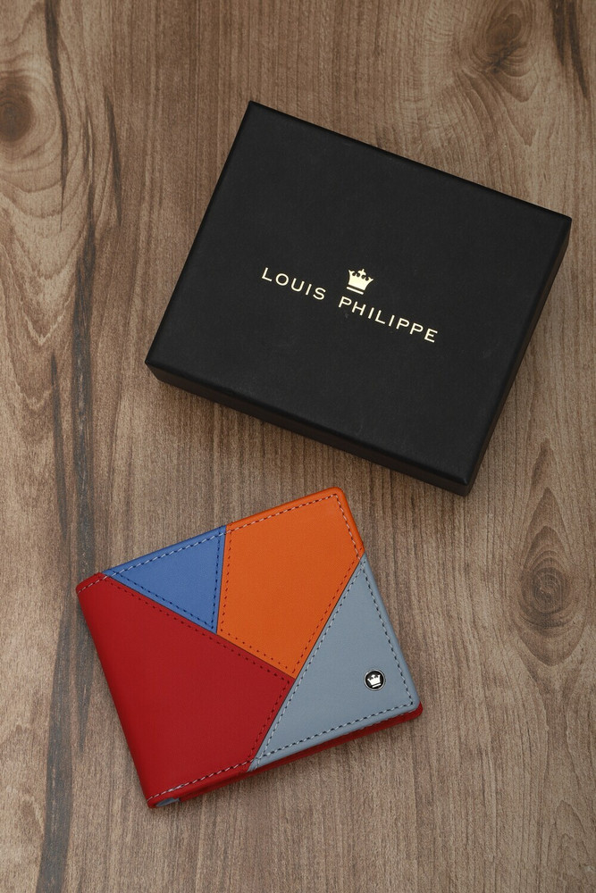 LOUIS PHILIPPE Men Casual Multicolor Genuine Leather Wallet Multi Price in India Flipkart