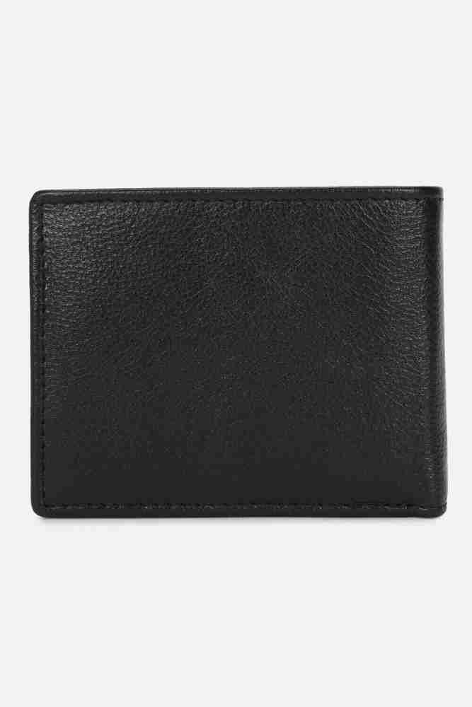 Buy Louis Philippe Men Coffee Brown Textured Leather Two Fold Wallet -  Wallets for Men 13399140