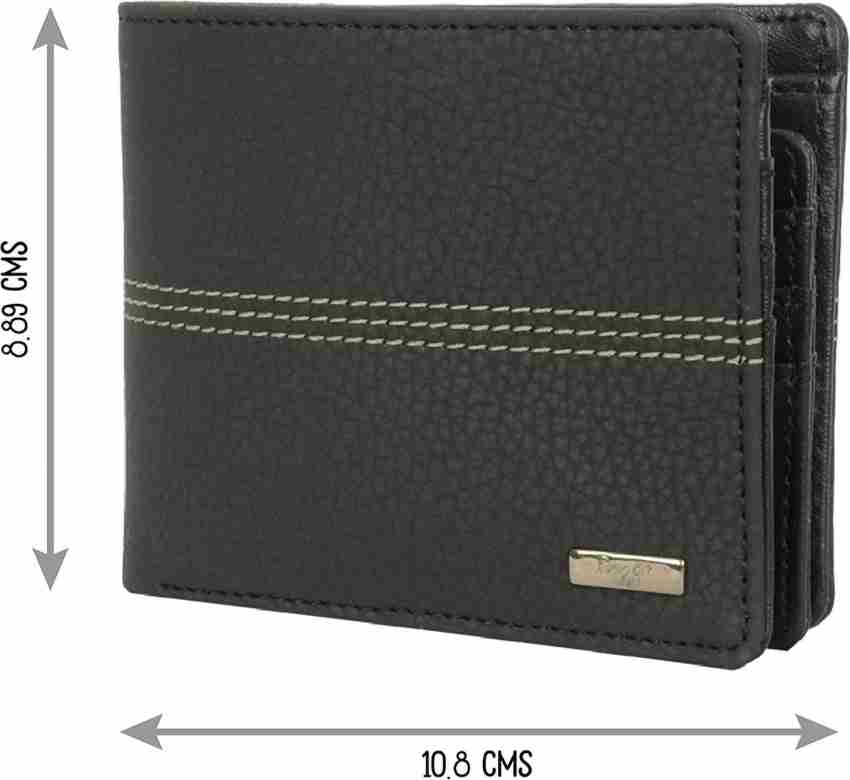 Baggit Men Casual Black Artificial Leather Wallet Black Price in