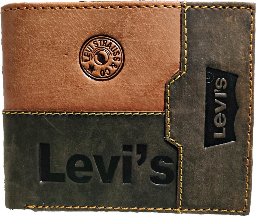 Levi's leather wallet price store