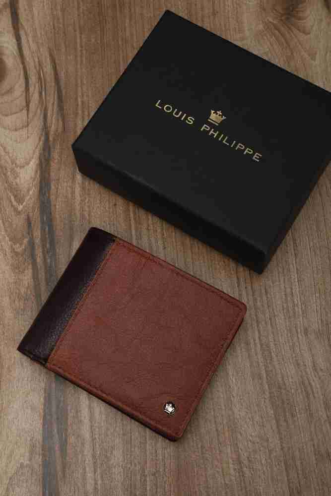 Buy LOUIS PHILIPPE Brown Solid Leather Men Formal Money Clip