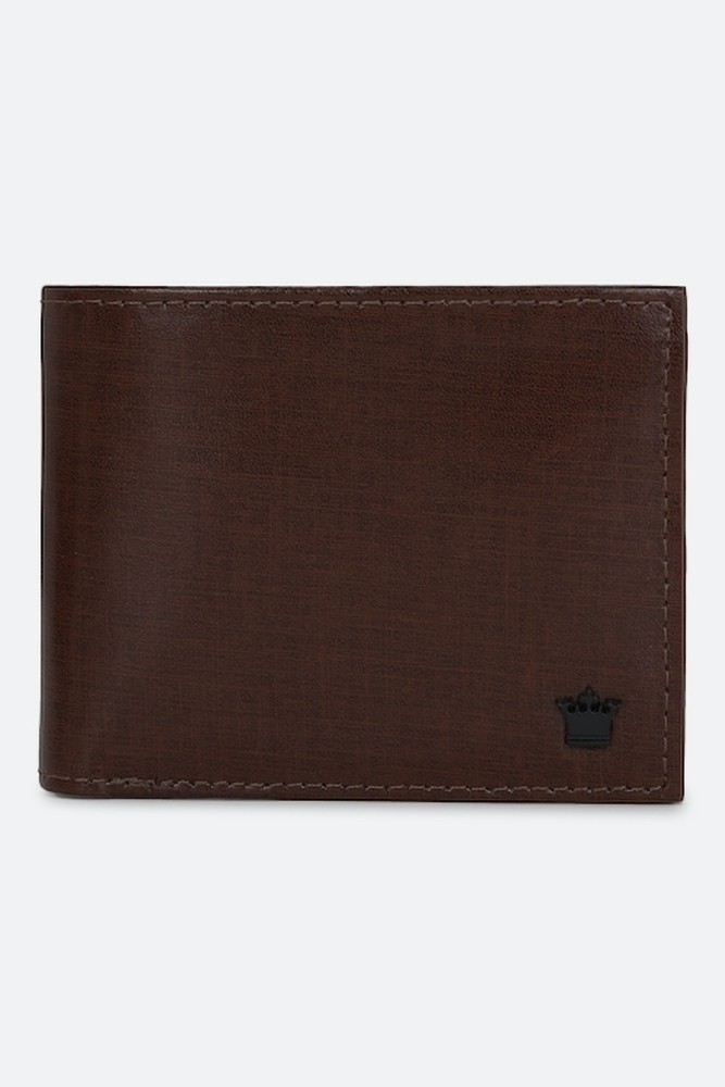 Buy Louis Philippe Men Brown Solid Two Fold Leather Wallet - Wallets for  Men 2281947