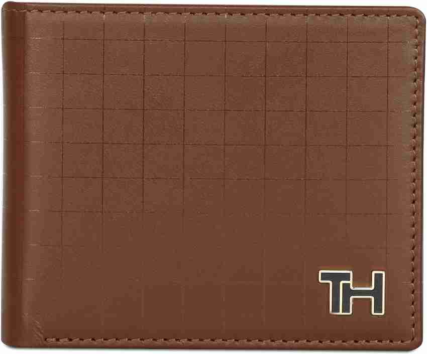 TOMMY HILFIGER Men Casual Tan Genuine Leather Wallet Tan Price
