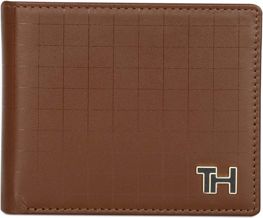 TOMMY HILFIGER Men Casual Tan Genuine Leather Wallet Tan Price