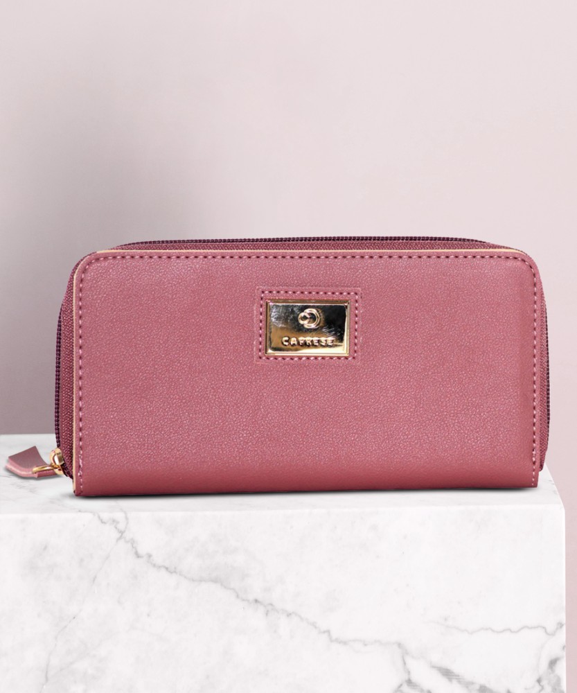 Caprese Women Pink Artificial Leather Wallet