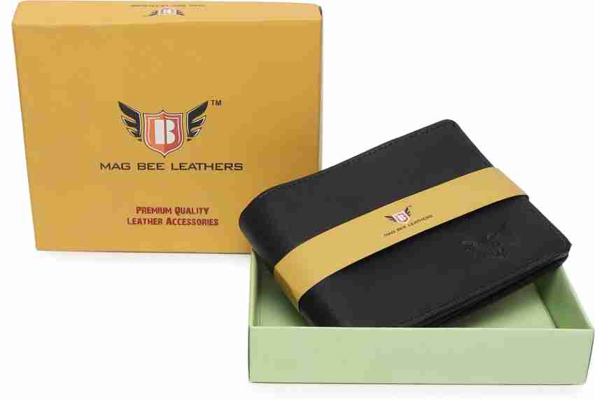 Mag Bee Leathers Men Casual, Evening/Party, Formal Beige Artificial Leather Wallet