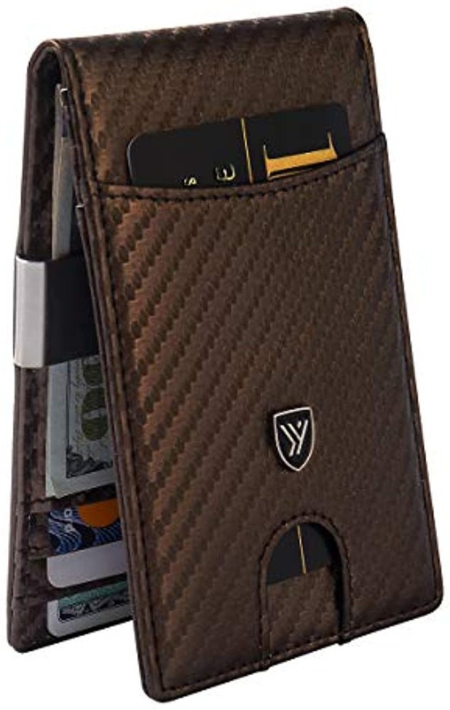 YBONNE Men's RFID Blocking Bifold Wallet