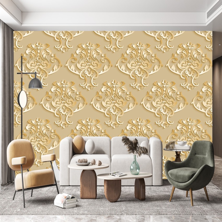 Pvc Royal Pattern Decorative Wallpapers