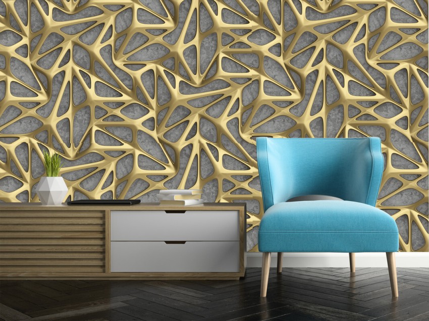 My Fashion Floral  Botanical Gold Grey Wallpaper Price in India  Buy My  Fashion Floral  Botanical Gold Grey Wallpaper online at Flipkartcom