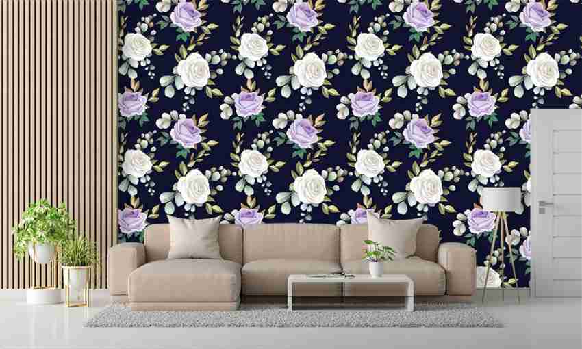 Dutch Floral Wallpaper