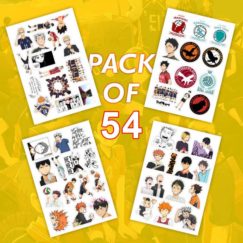 Haikyuu exhibition ,exhibition final orders sticker set