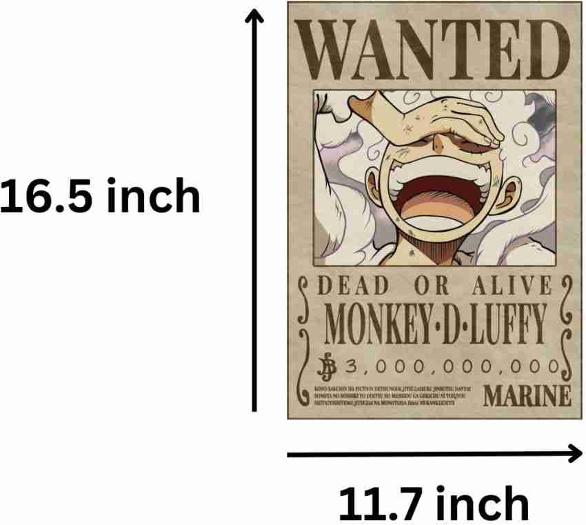One Piece Wanted Poster - NIKA LUFFY **BUY 2 GET 1 FREE! see Description!**