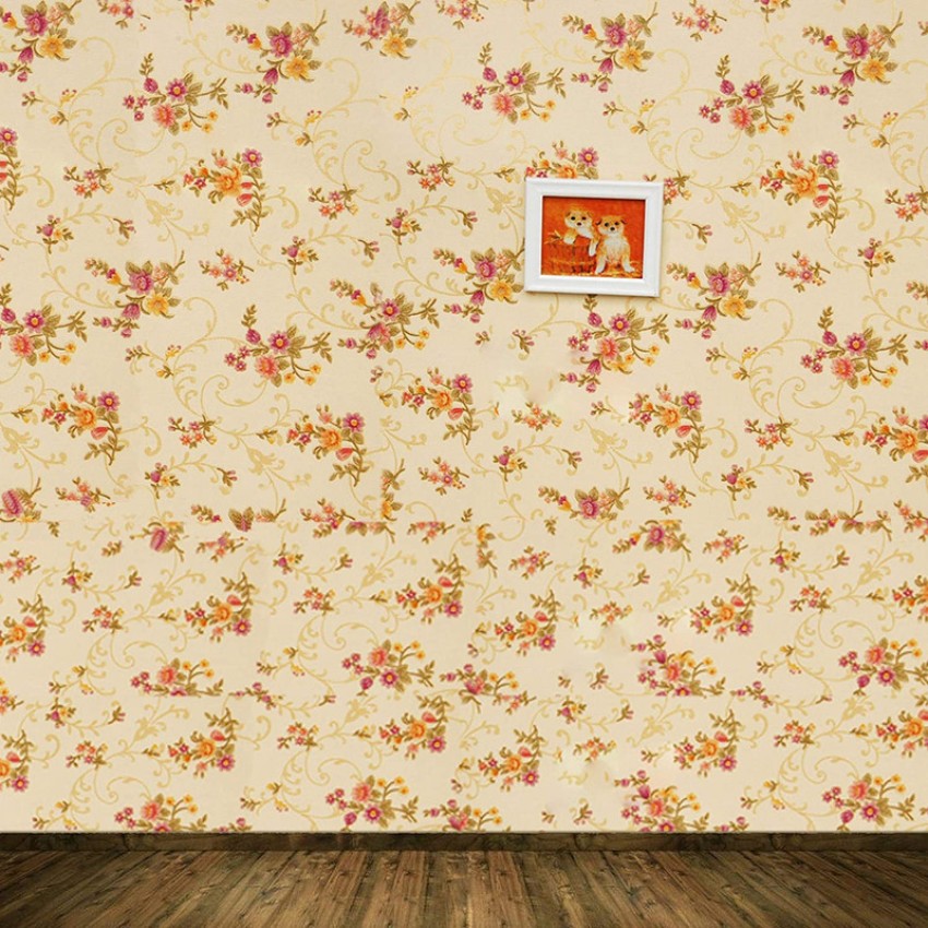 WallBerry Abstract Orange Wallpaper Price in India - Buy WallBerry