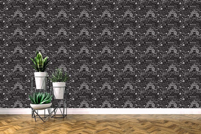 Graham  Brown Boutique Black  Silver Flamenco Metallic Effect Wallpaper