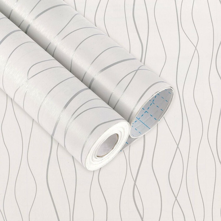 Silver Abstract Peel and Stick Wallpaper  Chelsea Lane  Company