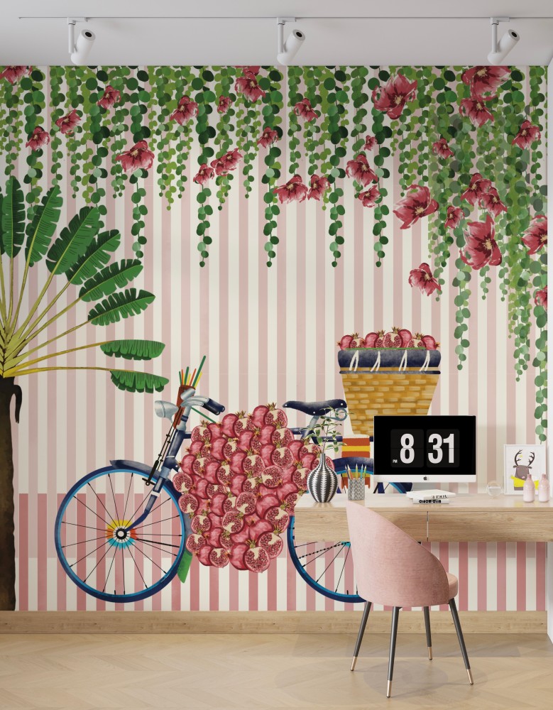 Buy Vibrant and Bold Floral Wallpaper Online  Digital Walls   digitalwallsin