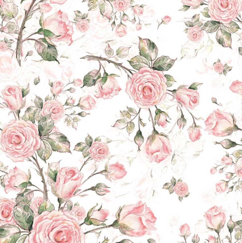 Buy Pink Floral Wallpaper Chinoiserie Wallpaper Rose Wallpaper Floral  Wallpaper Vintage Victorian Wallpaper Floral Da Wallpaper Online at  desertcartINDIA