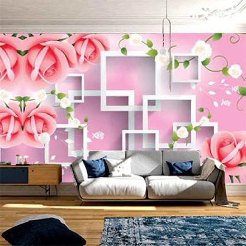 Attractive Wallpaper Decorative Pink Wallpaper Price in India  Buy  Attractive Wallpaper Decorative Pink Wallpaper online at Flipkartcom