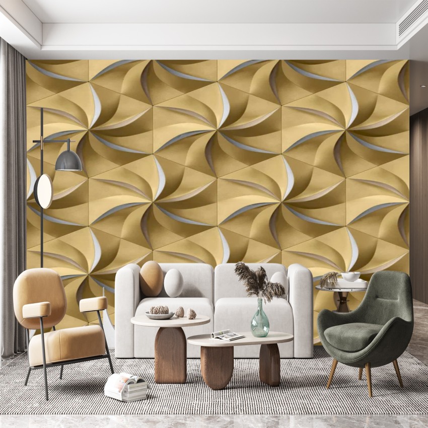Mural Wallpaper DESIGN  You like the pattern but it seems too large or  too small No problem we will   Wallpaper living room Living room  designs Loft design