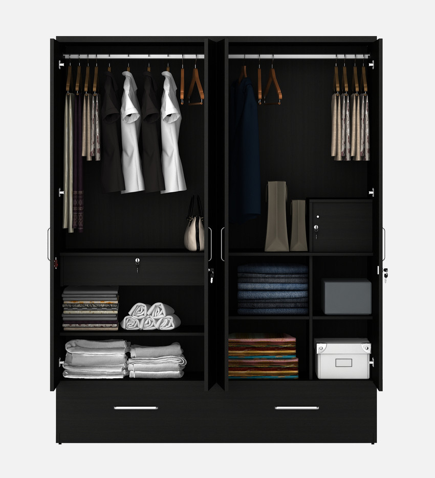 Linden 4 door best sale wardrobe by spacewood