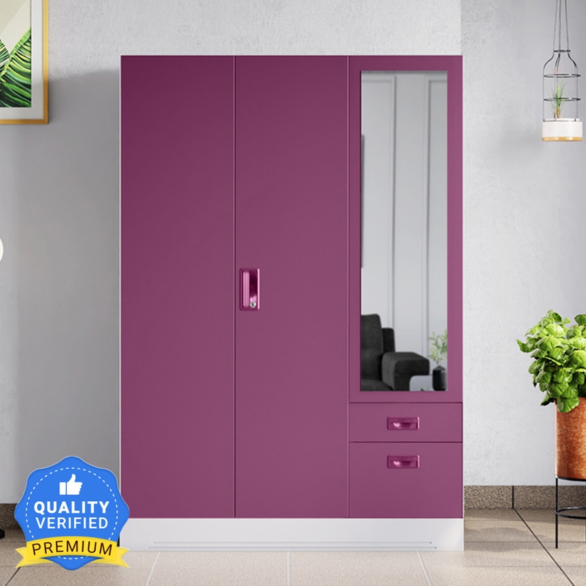 Godrej interio wardrobe 3 door discount