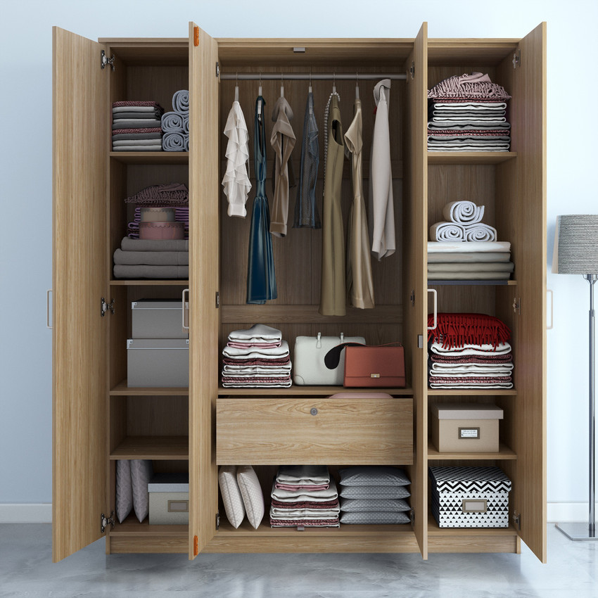 Flipkart Perfect Homes Julian Engineered Wood 4 Door Wardrobe Price in India Buy Flipkart Perfect Homes Julian Engineered Wood 4 Door Wardrobe online at Flipkart