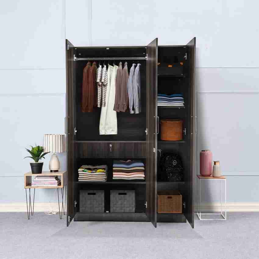 Wakefit 3 door wardrobe with drawer discount