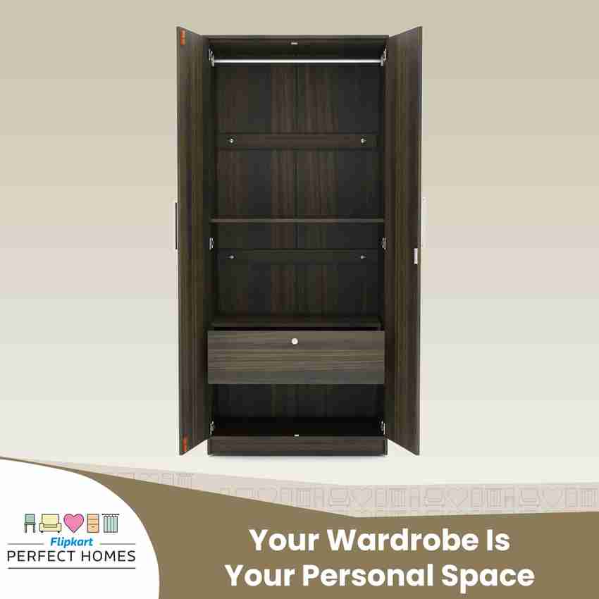 Flipkart Perfect Homes Julian Engineered Wood 2 Door Wardrobe