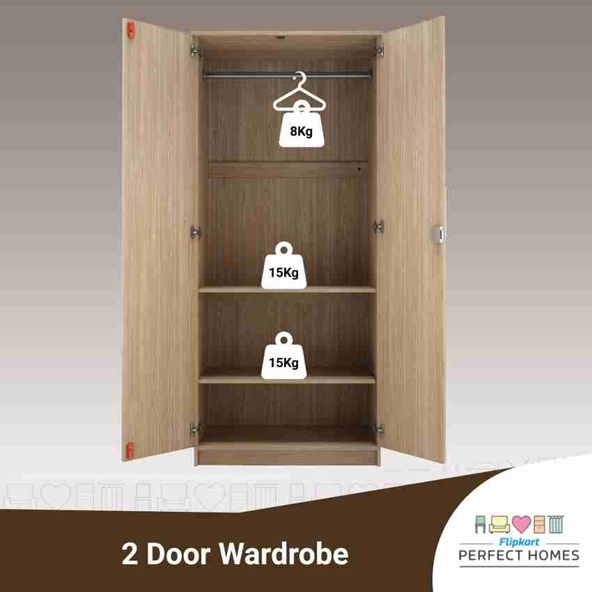 Flipkart perfect homes julian engineered wood 2 door wardrobe sales