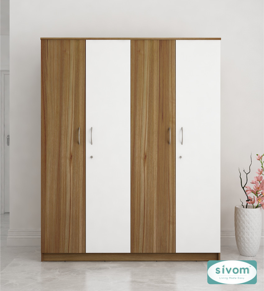 4 door cheap wardrobe flipkart