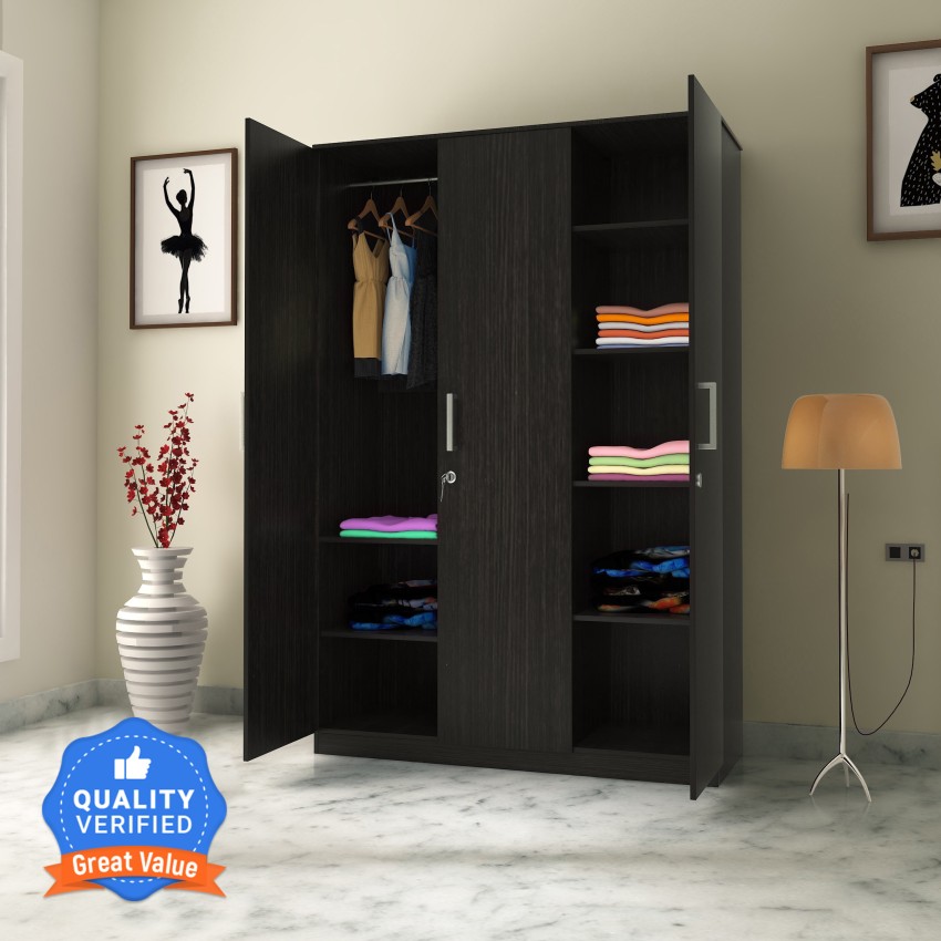 3 door store wardrobe flipkart