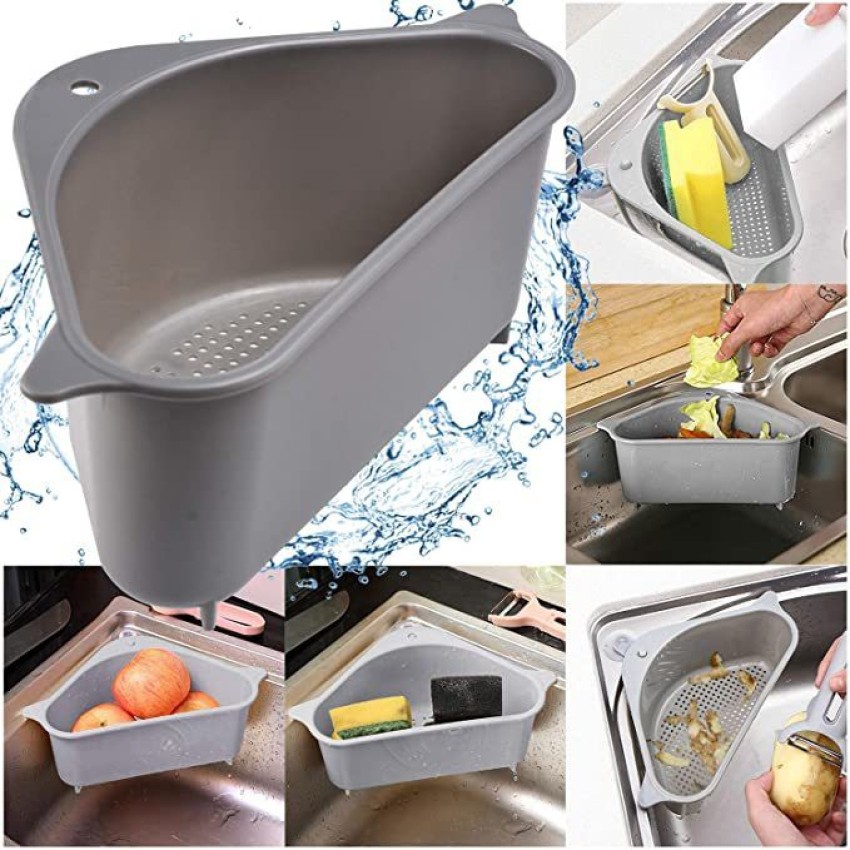 Buy Sink Basket Strainer, Multi-Functional Kitchen Triangle Drain