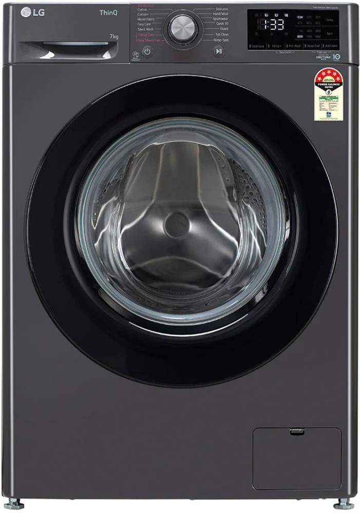 Lg 7kg front load deals washing machine flipkart