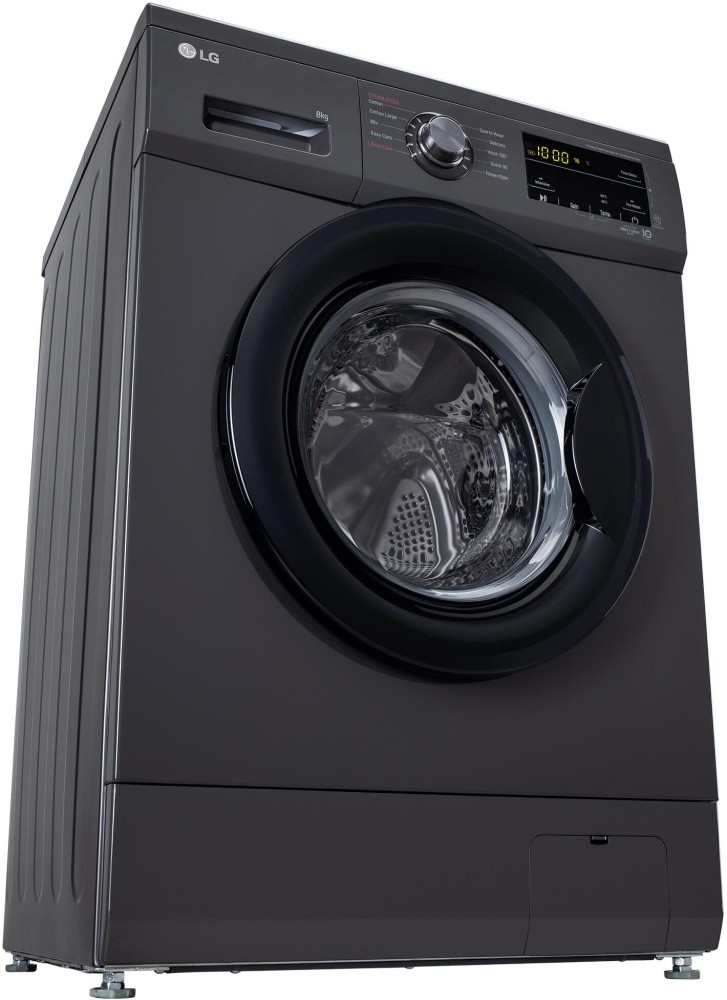 Buy LG 2023 8kg Front Load Washing Machine, Black Online in UAE