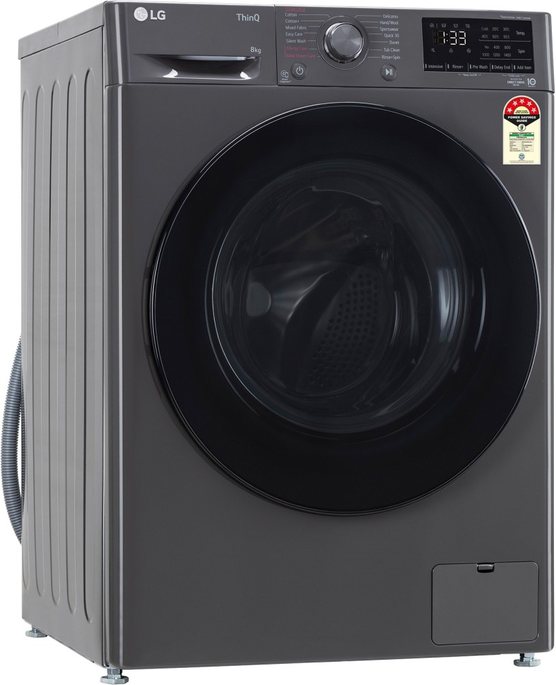 Lg washing deals machine black