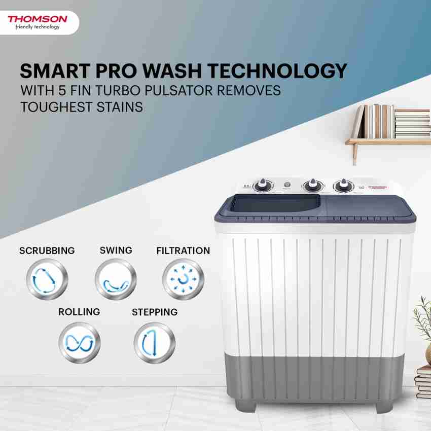 thomson 6.5 kg semi automatic washing machine