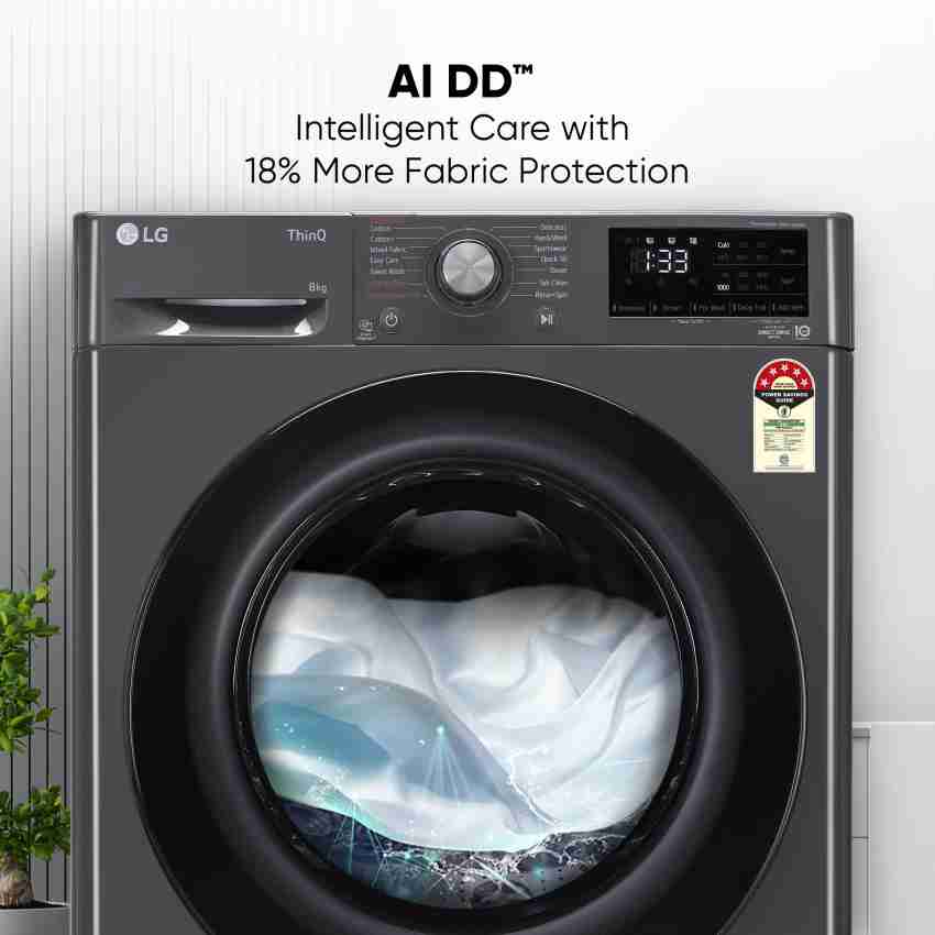 LG 8 kg Wi Fi Enabled Fully Automatic Front Load Washing Machine