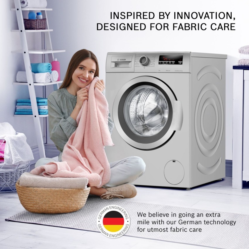 BOSCH 7 kg Fully Automatic Front Load Washing Machine with In 