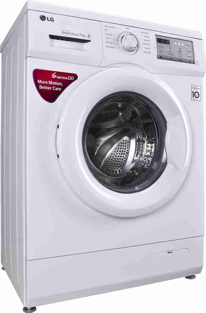 LG 6 kg Fully Automatic Front Load Washing Machine with In built Heater White Price in India Buy LG 6 kg Fully Automatic Front Load Washing Machine with In built Heater White online