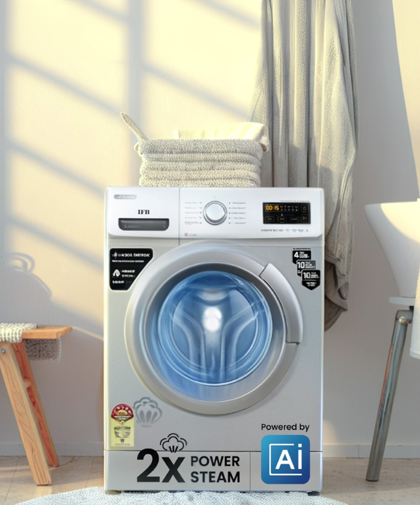 IFB 8 kg Powered by AI, 5 Star, with2x Steam Cycle Fully IFB 8 kg Powered by AI, 5 Star, with2x Steam Cycle Fully