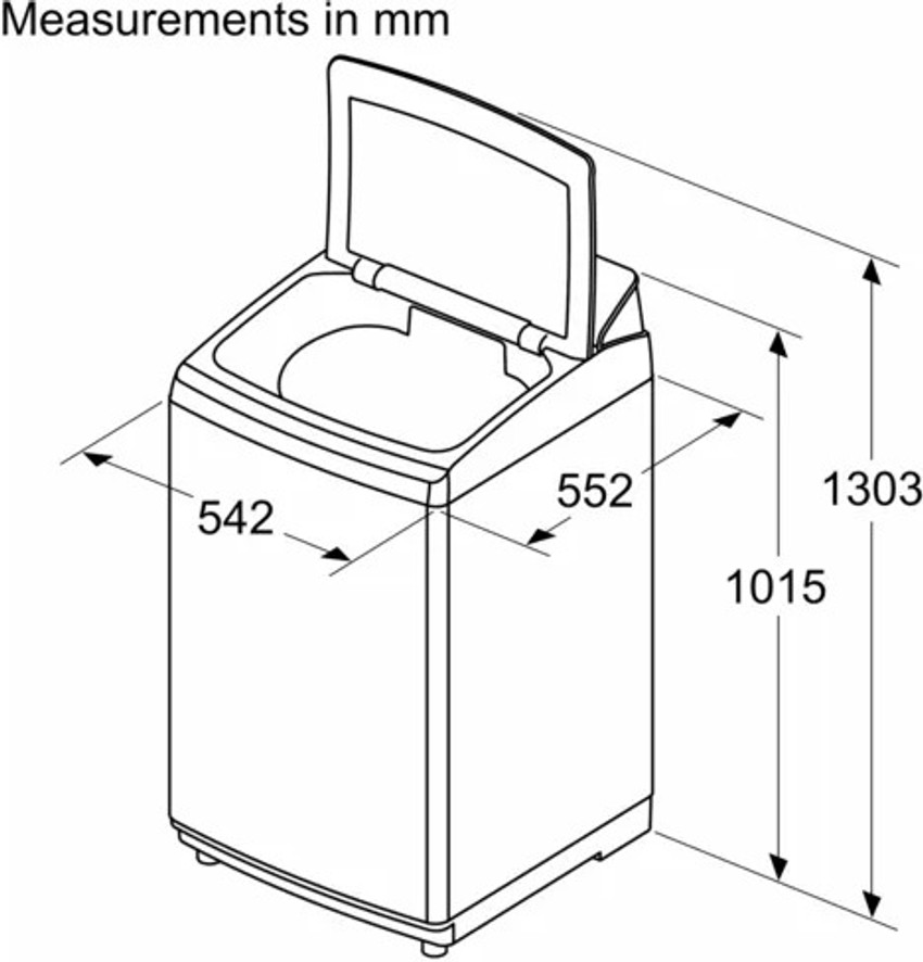 Bosch washing machine top load sales