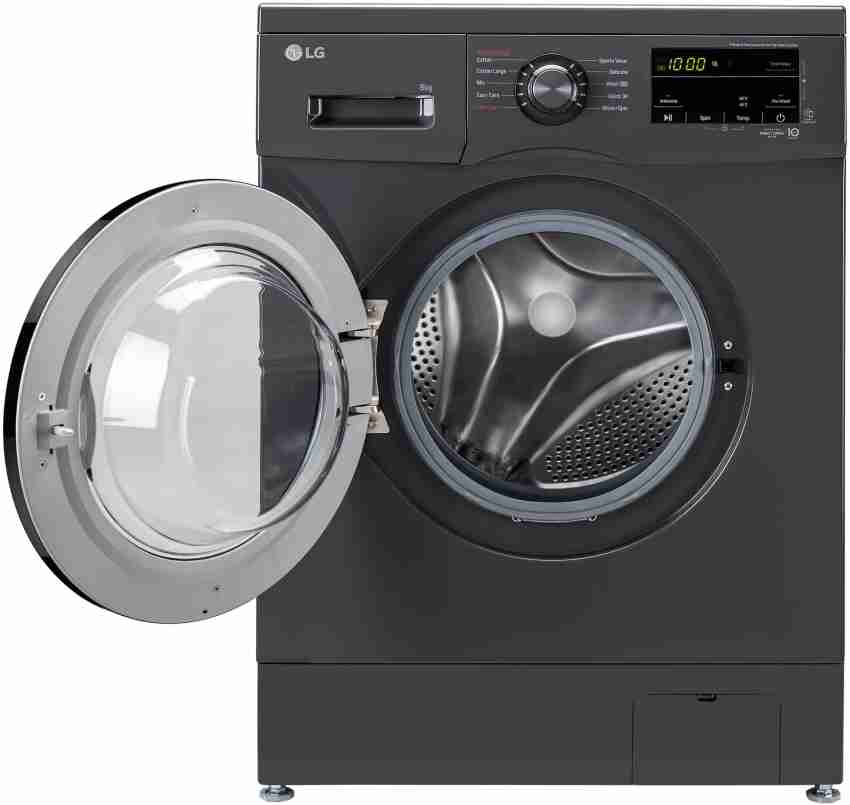 Buy LG 2023 8kg Front Load Washing Machine, Black Online in UAE