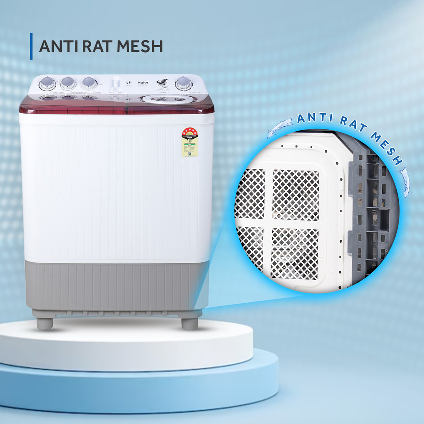 Haier 8.5 kg 5 Star Anti Bacterial Vortex Pulsator Semi Automatic