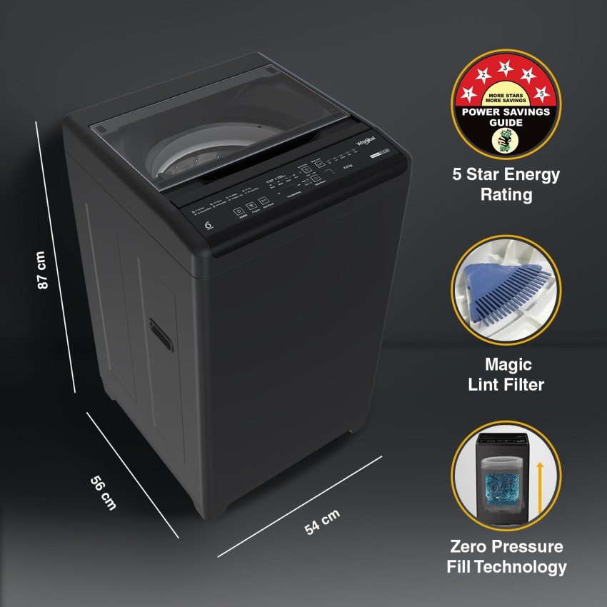 017## classic grey 6.5kg Whirlpool washing machine - Washing