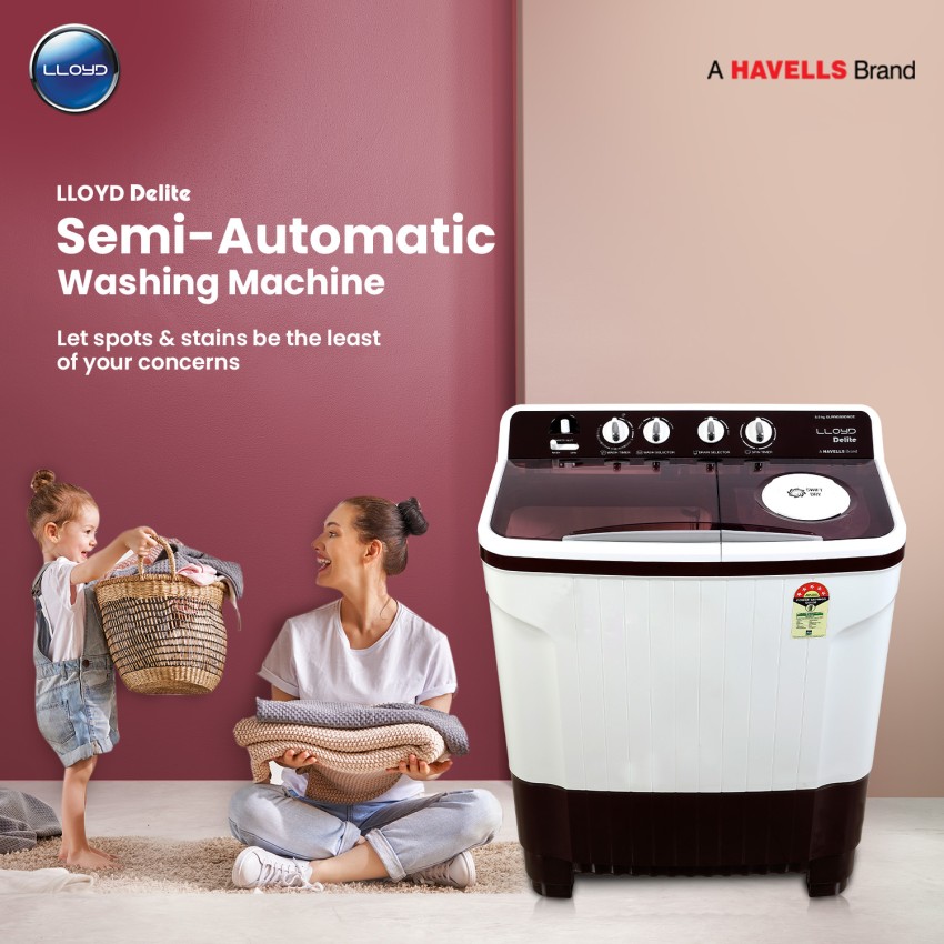 lloyd semi auto 8kg washing machine