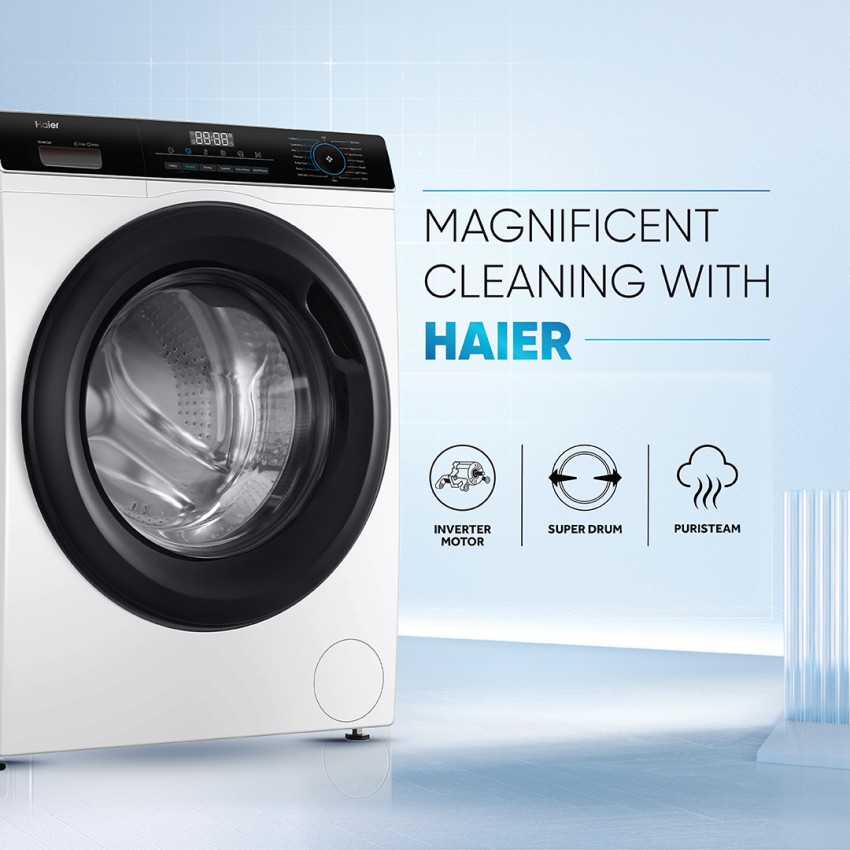 Capacity(Kg): 7 Kg Fully Automatic Haier HW70-IM12929CS3 Front Load Washing  Machine, Ore Silver at Rs 31490 in Madurai