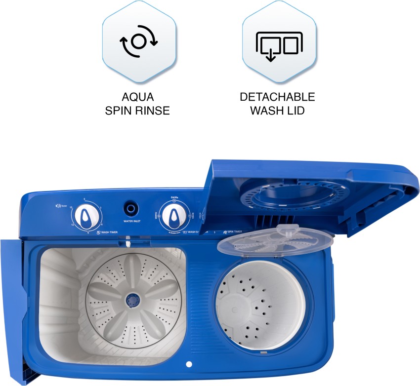 Panasonic 6.5 kg Semi Automatic Top Load Washing Machine Blue 