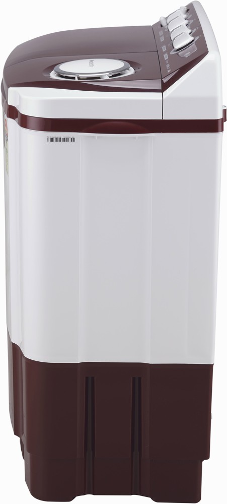 LG 8.5 kg 5 Star Semi-Automatic Top Load Washing Machine (P8530SRAZ,  Burgundy, Roller Jet Pulsator)