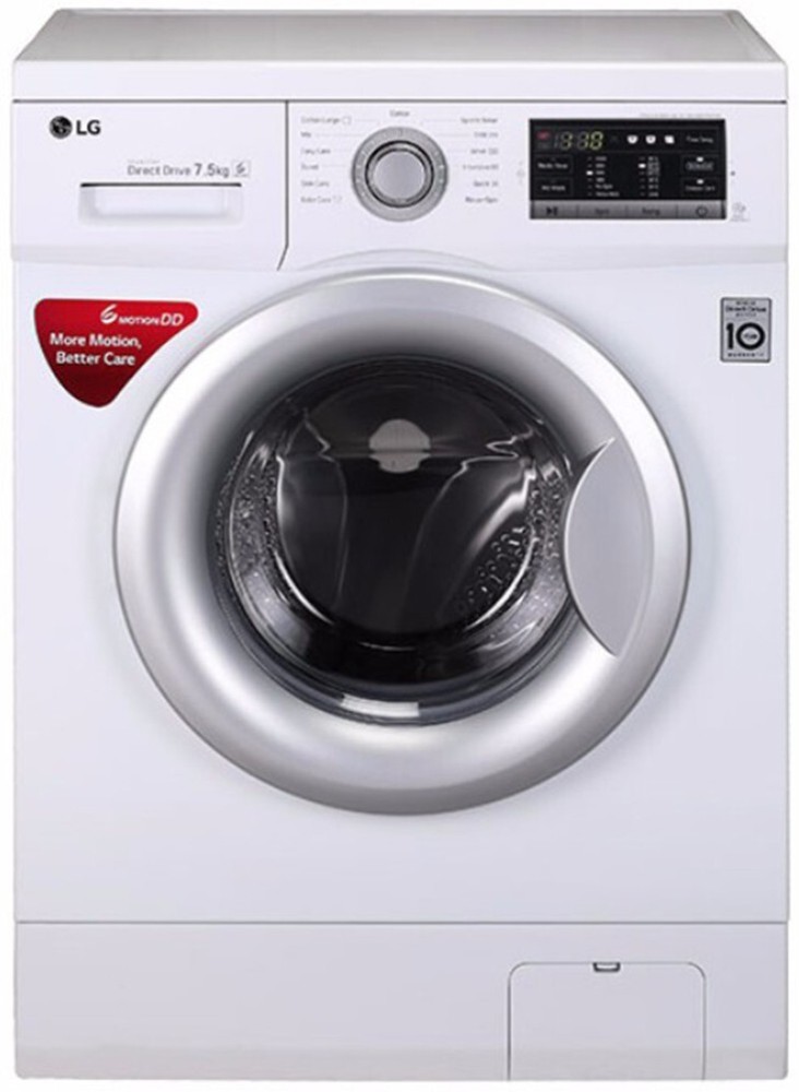 lg 7.5 kg front load washing machine