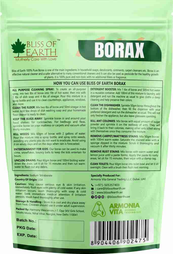 Bliss Of Earth Borax Powder For